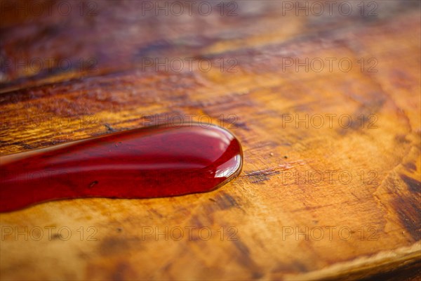 Processing solid wood with varnish and epoxy. furniture restoration