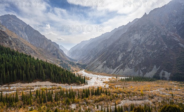 View into the Ala Archa valley