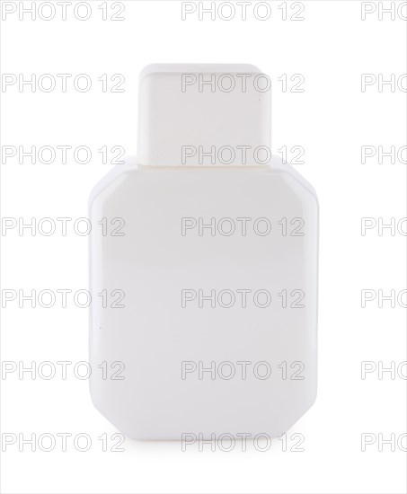 Bottle white isolated