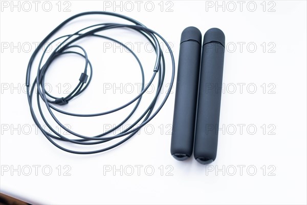 Digital smart jump rope on a white background