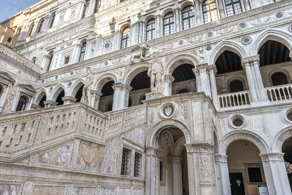 Giant staircase in the courtyard of the Doge's Palace