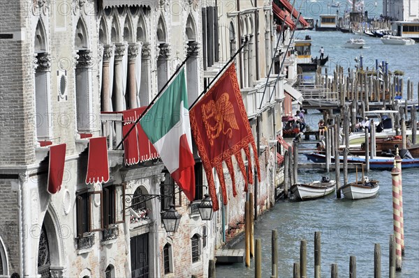 Flags for the Regata Storica