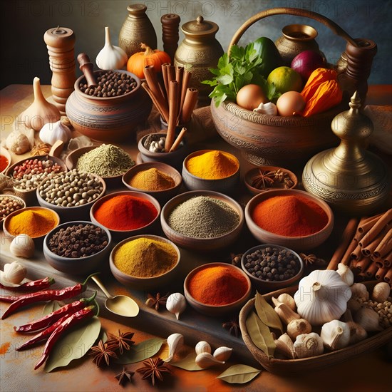 Set of spices