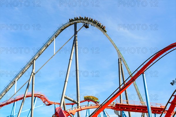 Dragon Khan and Shambhala attractions in PortAventura