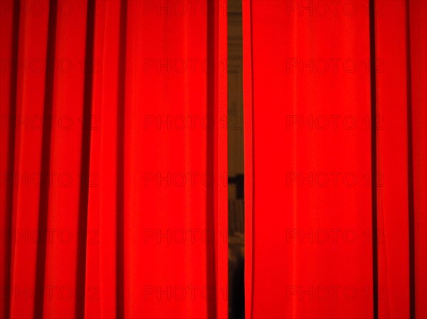 Red curtain background