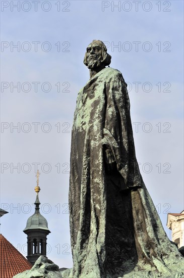Jan Hus Monument on Old Town Square