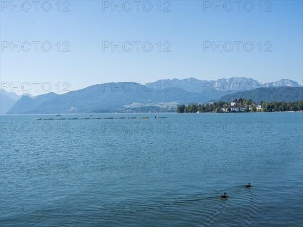 Boats on Lake Lake Traun