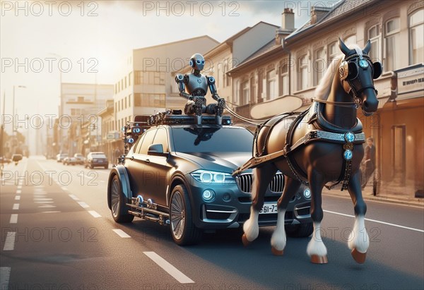 Luxury converted custom carriage from german sedan as travel wagon caravan