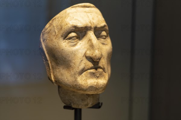 Mask of the death of the world famous Dante Alighieri.