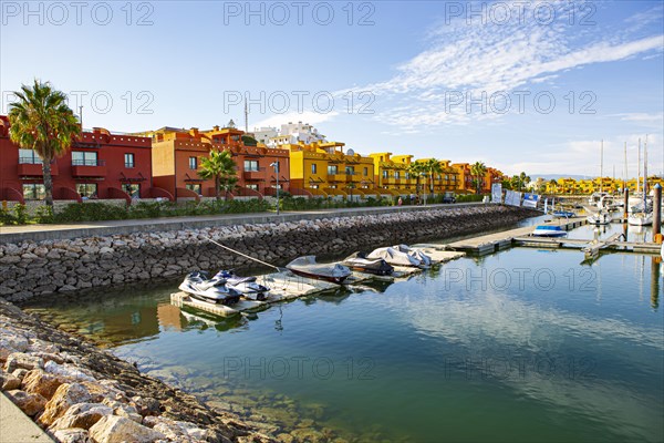 Portimao marina in the Algarve in the south of Portugal