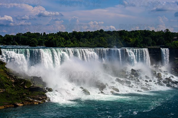Canadian side view of Niagara Falls