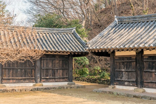 Buildings from Joseon dynasty located at ancient ship building location in South Korea
