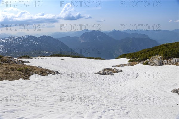 Amazing mountains panorama from 5 Fingers viewing platform in the shape of a hand with five fingers
