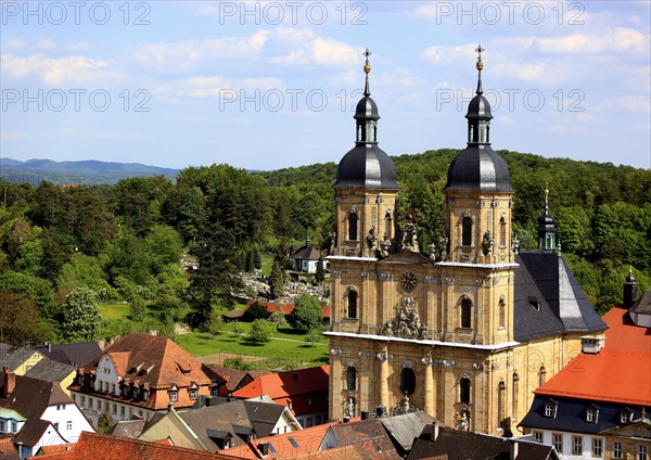 Pilgrimage basilica of the Holy Trinity of the Franciscan monastery in Goessweinstein, district of