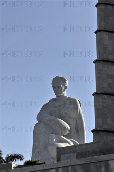 Monument, Memorial Jose Marti, Plaza de la Revolucion, Centre of Havana, Habana Nueva Vedado, Cuba,