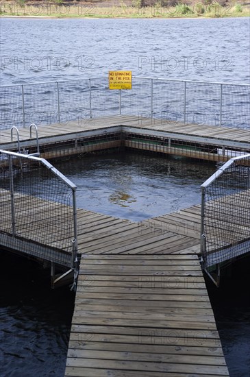 Pool as protection from crocodiles and hippos, swimming, bathing, danger, danger to life, pool,