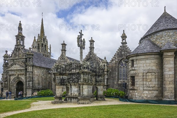 Calvaire Church and Calvary, Enclos Paroissial enclosed parish of Guimiliau, Finistere Penn ar Bed