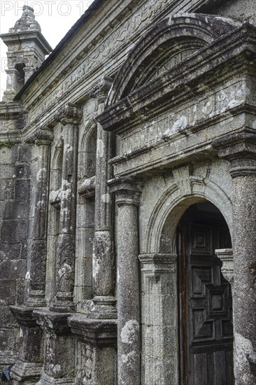 Ossuary Ossuaire, Enclos Paroissial enclosed parish of Guimiliau, Finistere Penn ar Bed department,