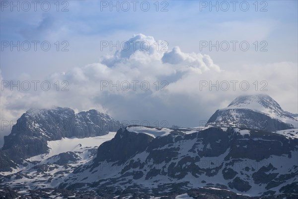 Amazing mountains panorama from 5 Fingers viewing platform in the shape of a hand with five fingers