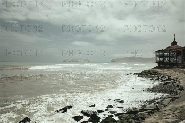 View of the Maelcon de La Punta, La Punta, Callao, Peru, South America