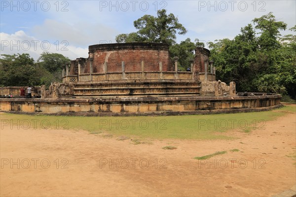 Vatadage building, The Quadrangle, UNESCO World Heritage Site, the ancient city of Polonnaruwa, Sri