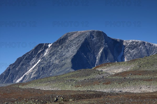 Snohetta, highest mountain in the Dovrefjell range, Dovrefjell-Sunndalsfjella National Park,