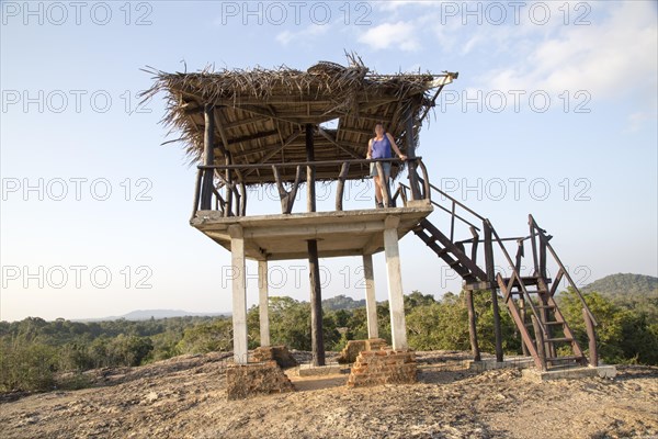 Landscape look-out point Hurulu Eco Park biosphere reserve, Habarana, Anuradhapura District, Sri