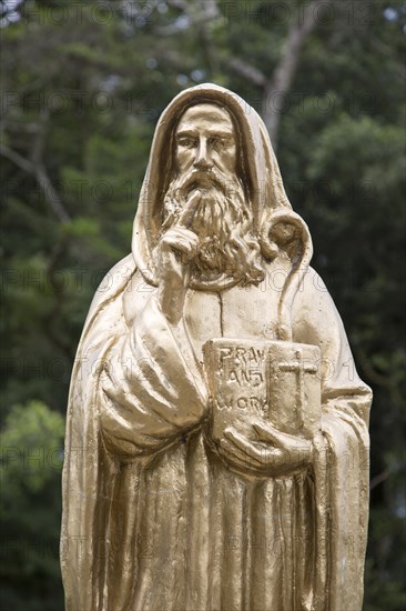 Statue St Benedict's Monastery, Adisham, Haputale, Haputale, Badulla District, Uva Province, Sri