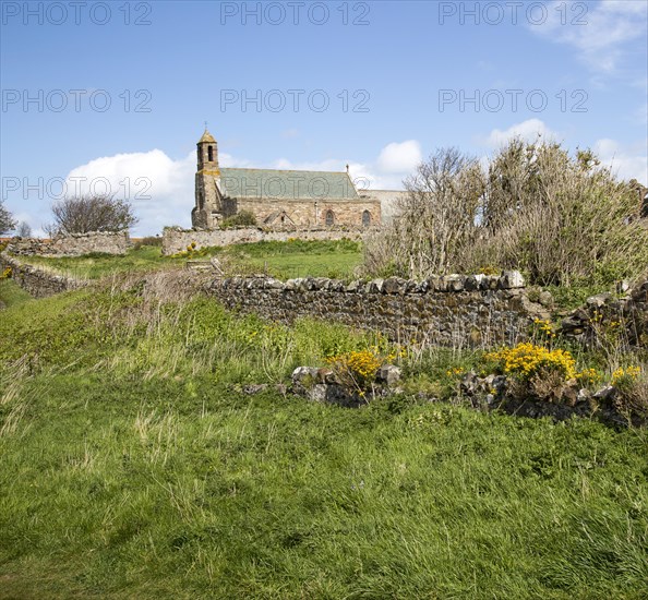Parish Church of Saint Mary the Virgin, Holy Island, Lindisfarne, Northumberland, England, United