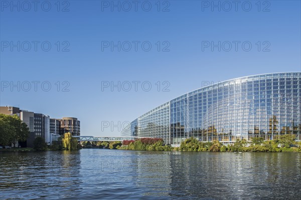 Headquarters of the Council of Europe, CoE, Conseil de l'Europe and the European Parliament, EP at