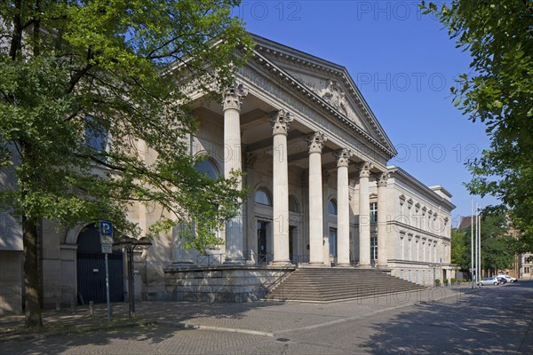 The state parliament in the former Leineschloss, Leine Castle in Hannover, Lower Saxony, Germany,