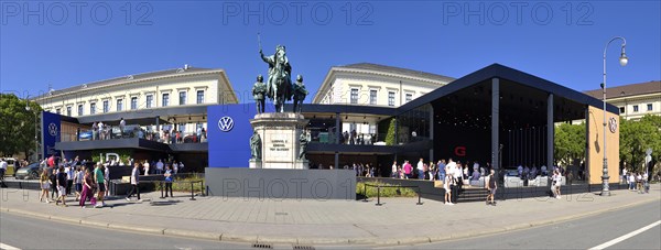 Panorama, Volkswagen stand at Odeonsplatz, IAA Mobility 2023, International Motor Show 2023,