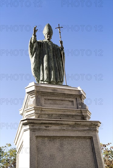 Pope John Paul the second statue, Juan Pablo, Jerez de la Frontera, Spain, Europe