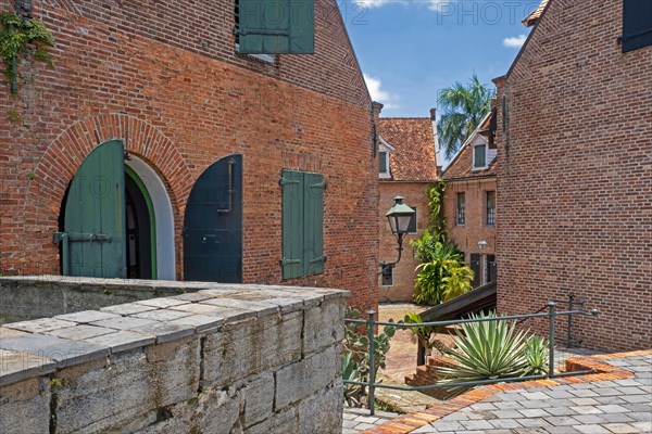 17th century Dutch Fort Zeelandia houses the Surinamese Museum in the city Paramaribo, Paramaribo