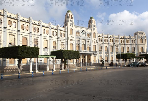Palacio de la Asamblea architect Enrique Nieto, Plaza de Espana, Melilla, Spain, north Africa,