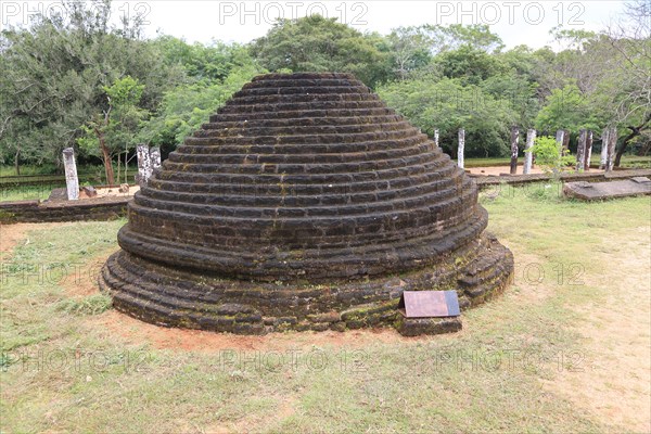 UNESCO World Heritage Site, the ancient city of Polonnaruwa, Sri Lanka, Asia, ruins at Potgul