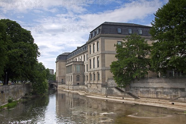 The state parliament in the former Leineschloss, Leine Castle in Hannover, Lower Saxony, Germany,