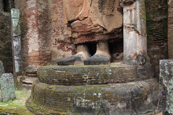 UNESCO World Heritage Site, ancient city Polonnaruwa, Sri Lanka, Asia, Lankatilaka building,