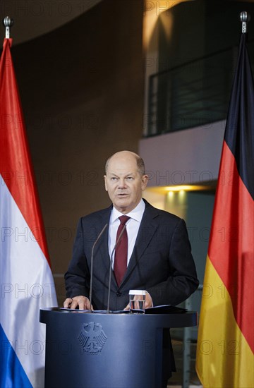 Federal Chancellor Olaf Scholz (SPD) and Luc Frieden, Prime Minister of the Grand Duchy of