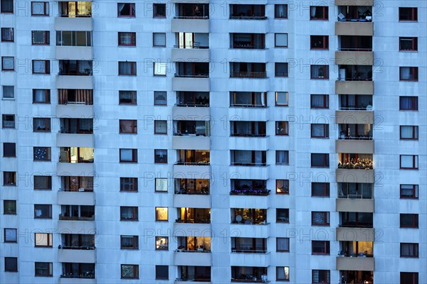 View of a tower block in Gropiusstadt. The rise in rents in German cities has increased again in