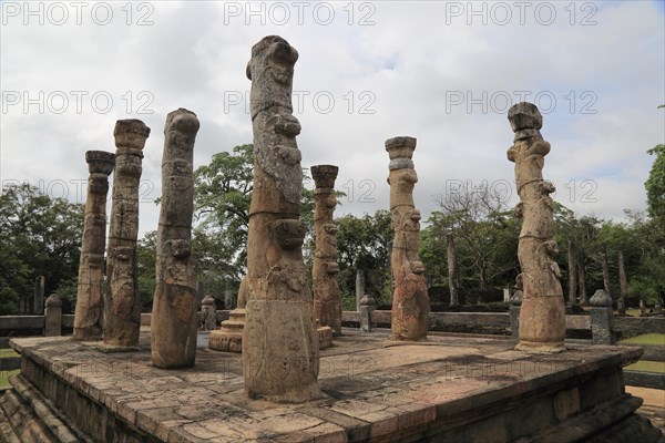 The Lotus Mandapa building, The Quadrangle, UNESCO World Heritage Site, the ancient city of