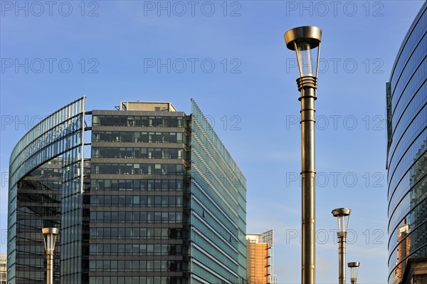 The Charlemagne building, a high-rise in the European Quarter of Brussels, which houses the