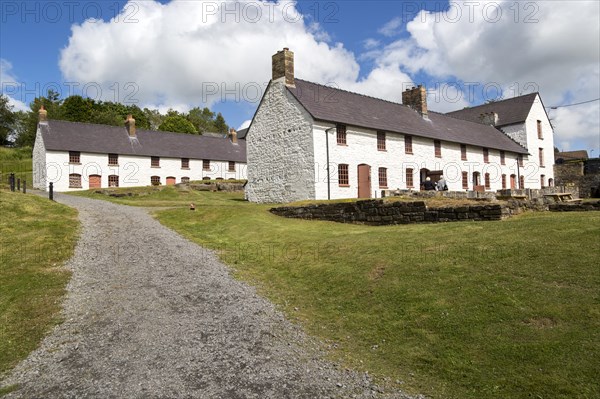 Ironworks museum industrial archaeology, UNESCO World Heritage site, Blaenavon, Monmouthshire,