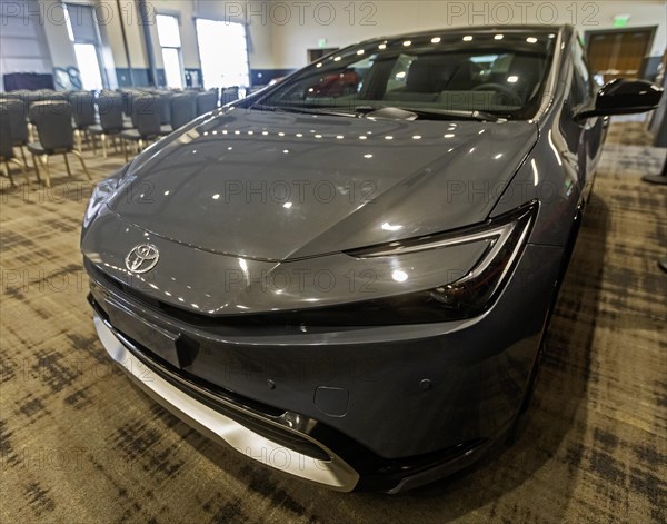 Pontiac, Michigan USA, 4 January 2024, The Toyota Prius and Prius Prime won the North American Car
