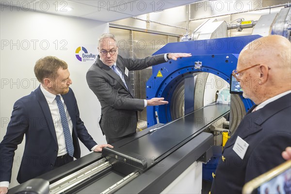 Prototype for high-contrast live imaging in proton therapy inaugurated, Dresden, Saxony, Germany,
