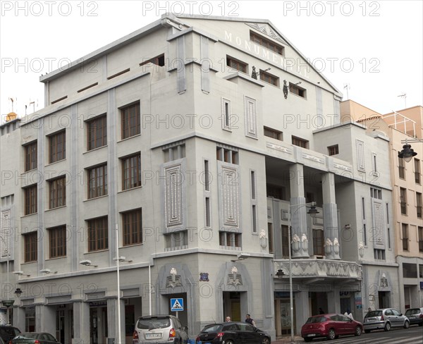 Monumental cinema 1930s Art Deco style Melilla, Spanish territory in north Africa, Spain architect