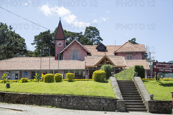 Colonial style architecture of Post Office building, Nuwara Eliya, Central Province, Sri Lanka,