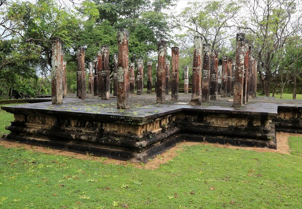 UNESCO World Heritage Site, the ancient city of Polonnaruwa, Sri Lanka, Asia, building in the