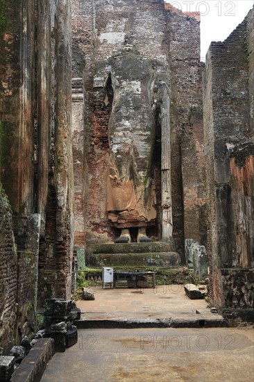 UNESCO World Heritage Site, ancient city Polonnaruwa, Sri Lanka, Asia, Lankatilaka building,