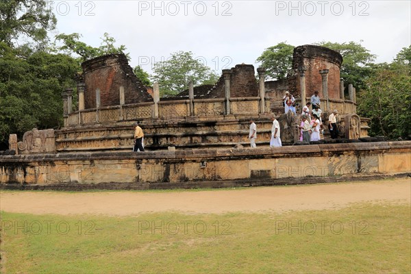 Vatadage building, The Quadrangle, UNESCO World Heritage Site, the ancient city of Polonnaruwa, Sri